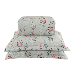 37 kit colcha cobre leito color solteiro estampado textil arte com 1 porta travesseiros