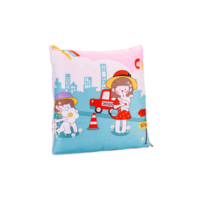 23 edredom vira almofada infantil 2 em 1 textil arte