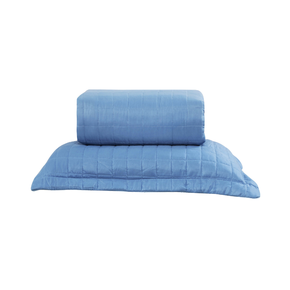 24 kit colcha cobre leito perola casal textil arte com 2 porta travesseiros