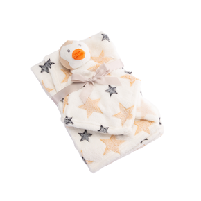 05 kit manta fleece de bebe travesseiro de pescoco textil arte dino azul