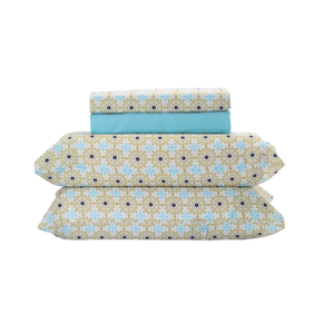 19 jogo de cama capri casal 4 pecas percal 150 fios textil arte