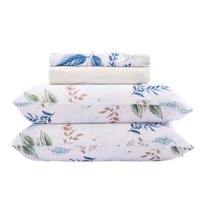 01 jogo de cama bellagio casal 4 pecas percal 100 algodao textil arte