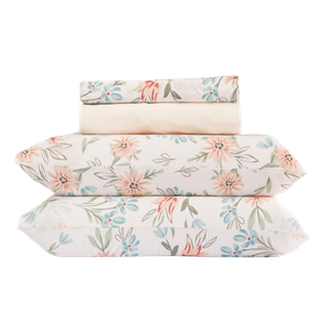 02 jogo de cama bellagio casal 4 pecas percal 100 algodao textil arte