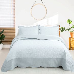 48 kit colcha cobre leito requinte solteiro bordado textil arte com 1 porta travesseiro