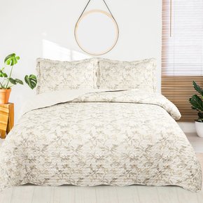 14 kit colcha cobre leito romma super king textil arte com 2 porta travesseiros