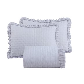 14 kit colcha cobre leito brisa solteiro 1 porta travesseiro textil arte