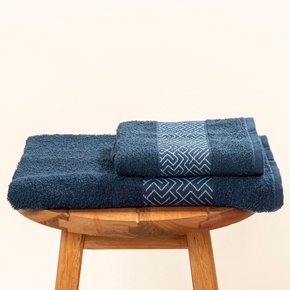 05 jogo de toalhas de banho creta 360g m jacquard 2 pecas textil arte