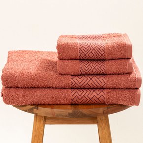 15 jogo de toalhas de banho creta 360g m jacquard 2 pecas textil arte