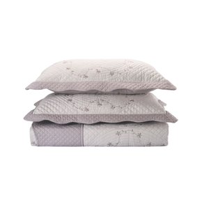 04 kit colcha cobre leito requinte solteiro bordado 1 porta travesseiro textil arte rose mahogany