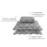 06 kit colcha cobre leito romma super king 2 porta travesseiros textil arte