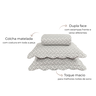07 kit colcha cobre leito romma super king 2 porta travesseiros textil arte