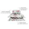 15 kit colcha cobre leito romma super king 2 porta travesseiros textil arte