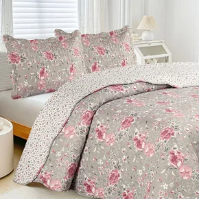 39 kit colcha cobre leito romma super king 2 porta travesseiros textil arte