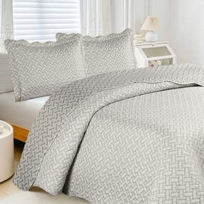 44 kit colcha cobre leito romma super king 2 porta travesseiros textil arte