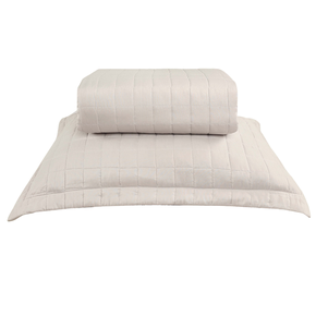 16 kit colcha cobre leito perola solteiro 1 porta travesseiros textil arte bege mushroom