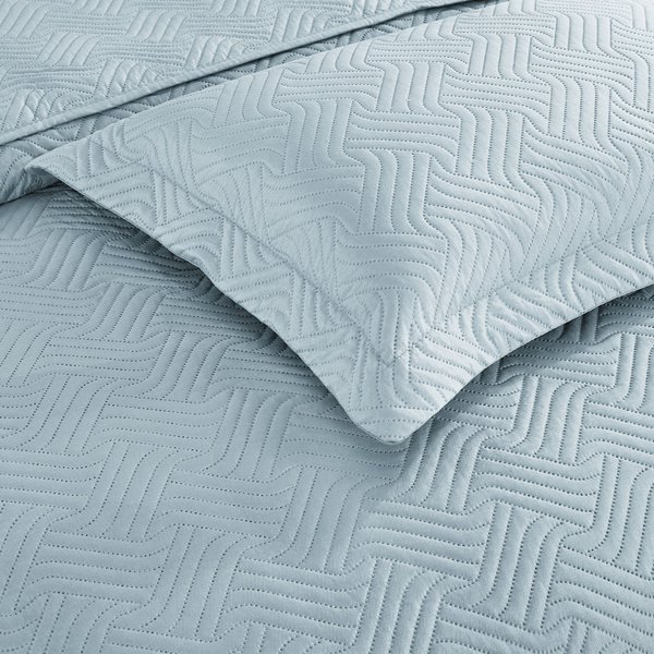 11 kit colcha cobre leito veneza casal 2 porta travesseiros textil arte verde mineral