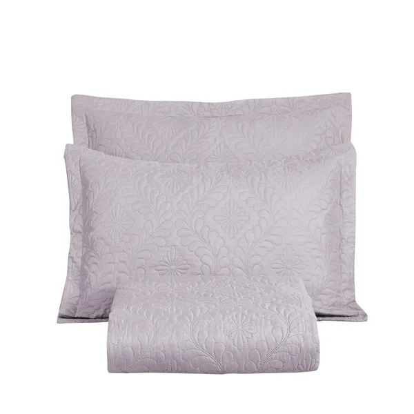 16 kit colcha cobre leito veneza casal 2 porta travesseiros textil arte verde mineral