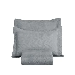 24 kit colcha cobre leito veneza casal 2 porta travesseiros textil arte verde mineral